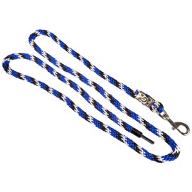Kerbl Mustang Carabine Lead Rope - Blue/Black/White