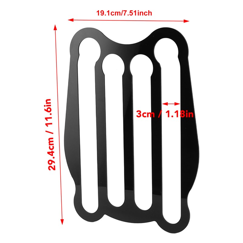 Capsule Holder Black Mount Organizer Acrylic Vertically Horizontally Mounted On