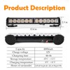 LE-JX Blue/Red Wireless Traffic Advisor Emergency Lights Bar Beacon Led