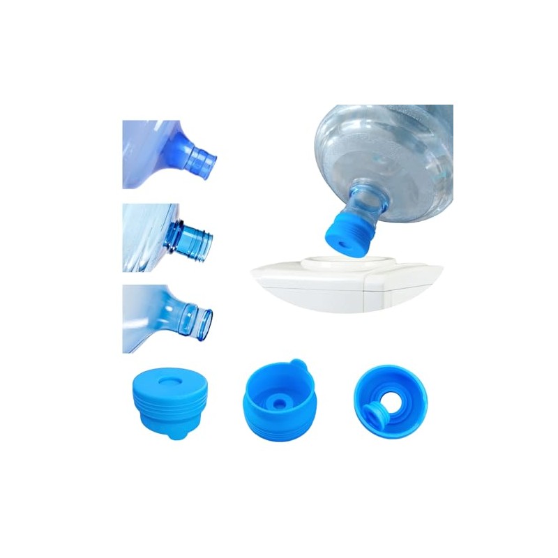 3 Pack Reusable 3 & 5 Gallon Water Jug Cap,