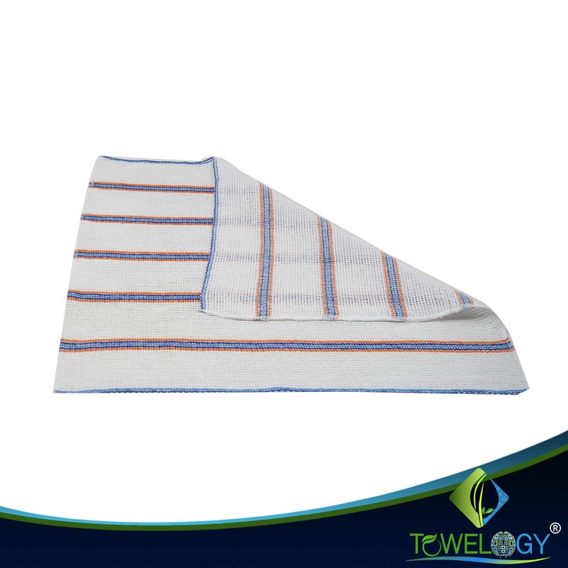 Towelogy® 5 Pack Cotton Dish Cloths Waffle Weave White Super