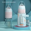 Quick Flush Baby Bottle Detachable Portable Press Rotate Quick Flush