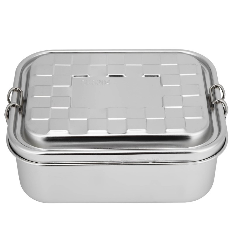 Single Layer Lunch Box Food Bento Container Stainless Steel 304