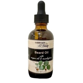 Garden Path Soaps BEARD OIL - Amish Handcrafted with Argan & Eucalyptus