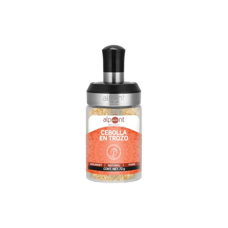 Alpont Gourmet Cebolla Trozo Deshidratado Condimento Natural Cocina Casera Adobos