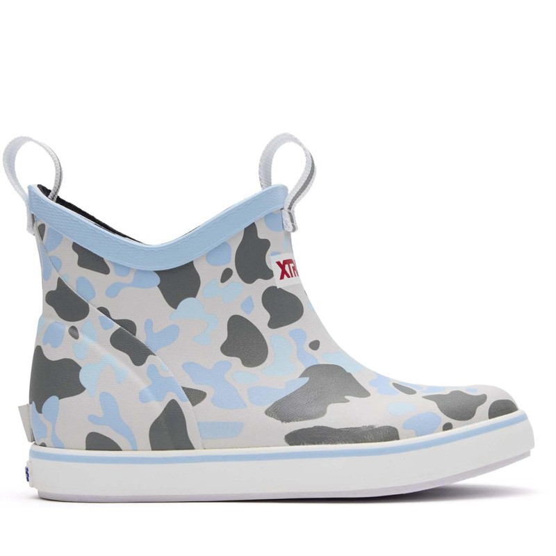 Xtratuf Little Kids Ankle Deck Boot, Duck Camo Ice, Size