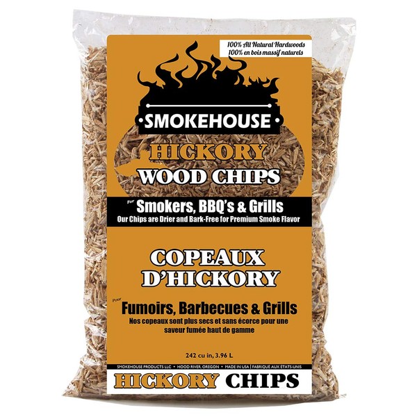 Smokehouse Products All Natural Flavored Wood Smoking Chips - Hickory