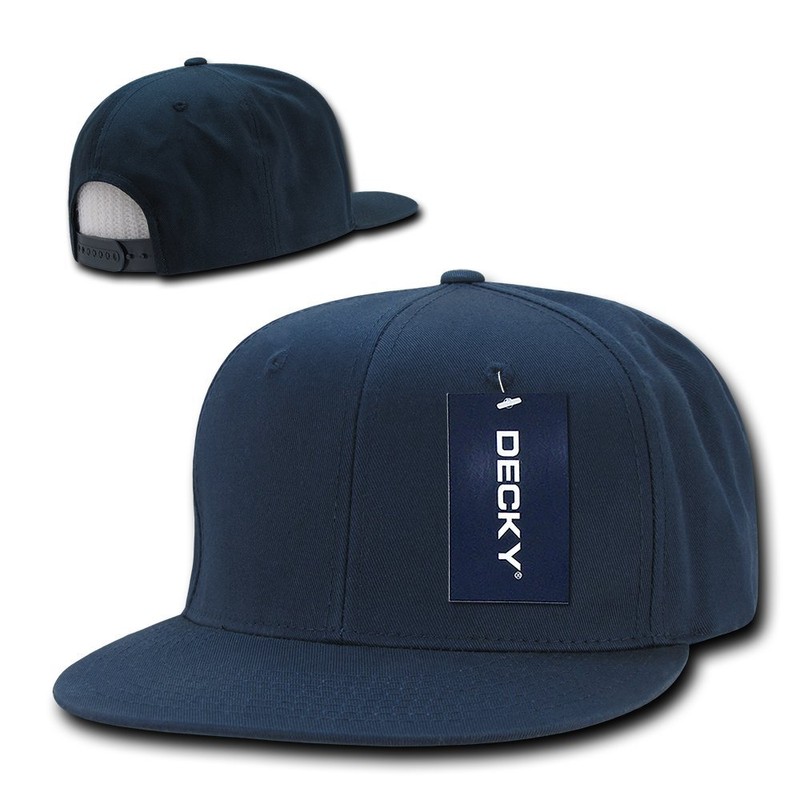 DECKY Mens Snapback Baseball-caps, Navy