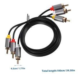 LABRIMP Audio Video Cable for Speakers Home Theater Auxiliary Cord for Tv Amplifiers Stylish Convenient Versatile Compatibility