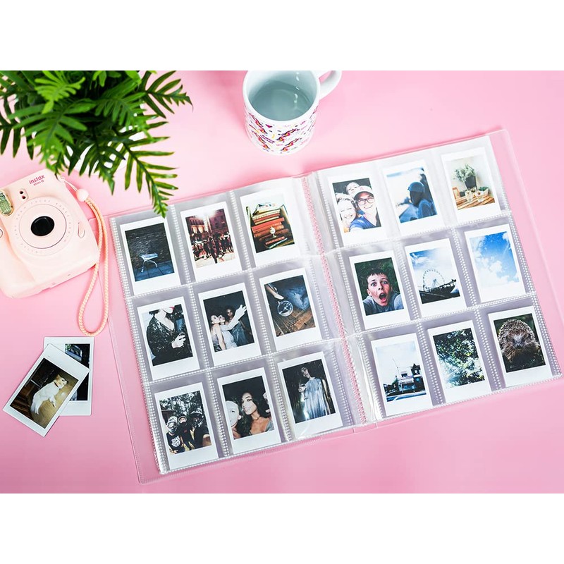QILZO® Instant Photo Album 30 Pages 270 Pockets Transparent Photo