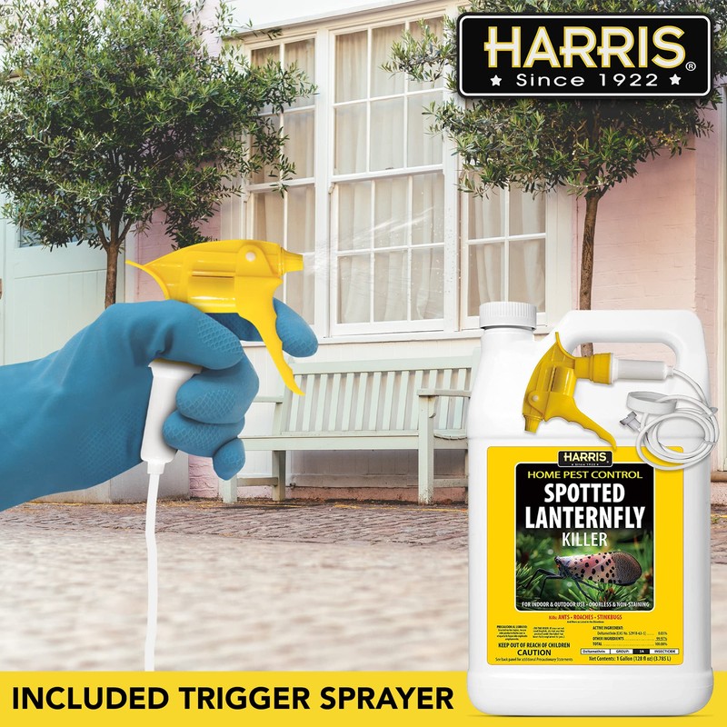 Harris Spotted Lantern Fly Killer, Odorless and Non Staining Ready