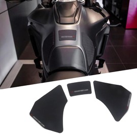 ZYTOGHTER Motorcycle Side Fuel Tank Pads Gas Tank Knee Grip Knee Traction Stickers for Ducati Multistrada V4 v4s 2021 2022 2023 2024 2025 Black Color