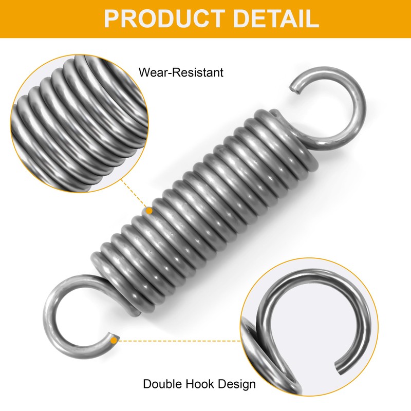 GUNGY Tension Springs with Hooks Stainless Steel Tension Spring Tension