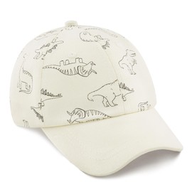 POMIJIAN Toddler Baseball Hat Kids Sun Protection Baby Baseball Cap Outdoor Cotton Boy Ball Caps Girls Sun Hats (CA/US, Age, 1 Year, 2 Years, Beige)