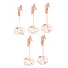 10pcs Table Number Holder Spiral Base Mermaid Shaped Wedding Table