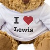 NEW - I LOVE LEWIS - Teddy Bear - Cute