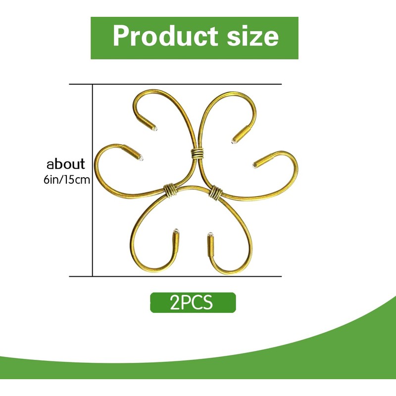 2PCS 6" Plant Stem Support,Stabilizer Grapple Holder for Monstera and