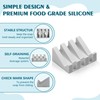 Coipdfty Self Draining Soap Dish,Silicone Suction Cup Soap Holder, Bathroom