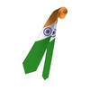 DABOYOZHZH India Flag Emblem Striped Necktie Men'S Neck Ties Mens