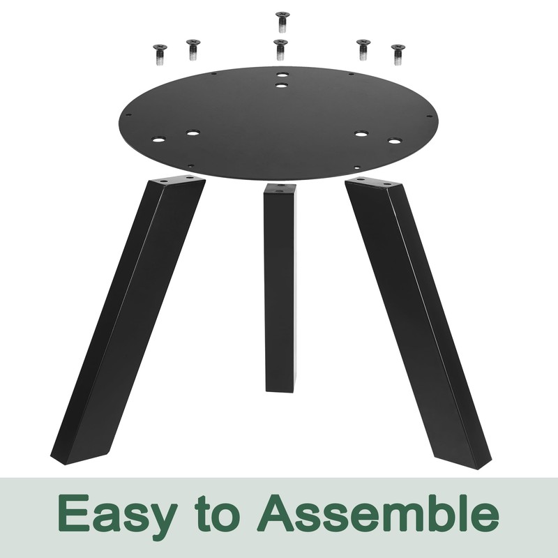 NXN-HOME 16 inch Round Plate Table Base Legs, Coffee Table