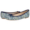 Nine West Women's Tootsy2 Ballet Flat, Blue Multi 420, 8.5