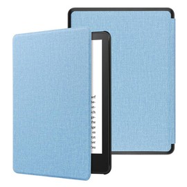 TOKILO Case for 7 Inch Paper-White (12th Generation - 2024) and Colorsoft Signature Edition 2024, Ultra Thin Lightweight Protective Case with Auto Sleep/Wake (A1 Sky Blue)