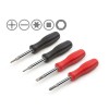 Tekton 6-In-1 Driver Set, 4 Pieces (Phillips, Slotted, Torx, Square)