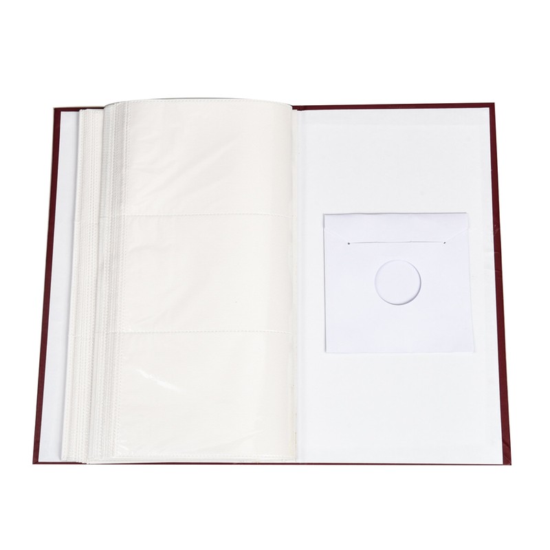 Arpan 6x4 Plain Photo Album with 300 Pockets Burgundy