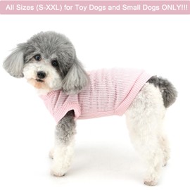 Zunea Dog Shirts for Small Dogs Girls Summer Puppy Clothes T-Shirt with Leash Ring Doggie Toy Poodle Vest Tee Shirt Soft Breathable Sleeveless Basic Shirt Pet Apparel for Chihuahua Yorkie Pink M