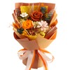 Orange Long‑Lasting Preserved Flower Bouquet with Gift Box