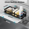 Bonhoom Sink Organiser with Drain Pan - Kitchen Sponge Holder