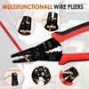Luckyway Professional Wire Stripper/wire crimping tool 8-inch, 10-22 AWG Wire