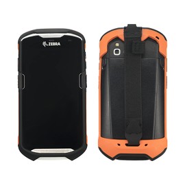 Protective Cover Case Rugged Boot with Hand Strap for Zebra TC51 TC52 TC56 TC57 TC510K,Case for Handheld Barcode Touch Mobile Computer,Scanner Accessories (Orange)