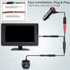B-Qtech Vehicle Backup Camera and Monitor System Rear View Reverse