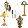 PATIKIL 33 x 16mm Lamp Finials Caps Knob, 2 Set