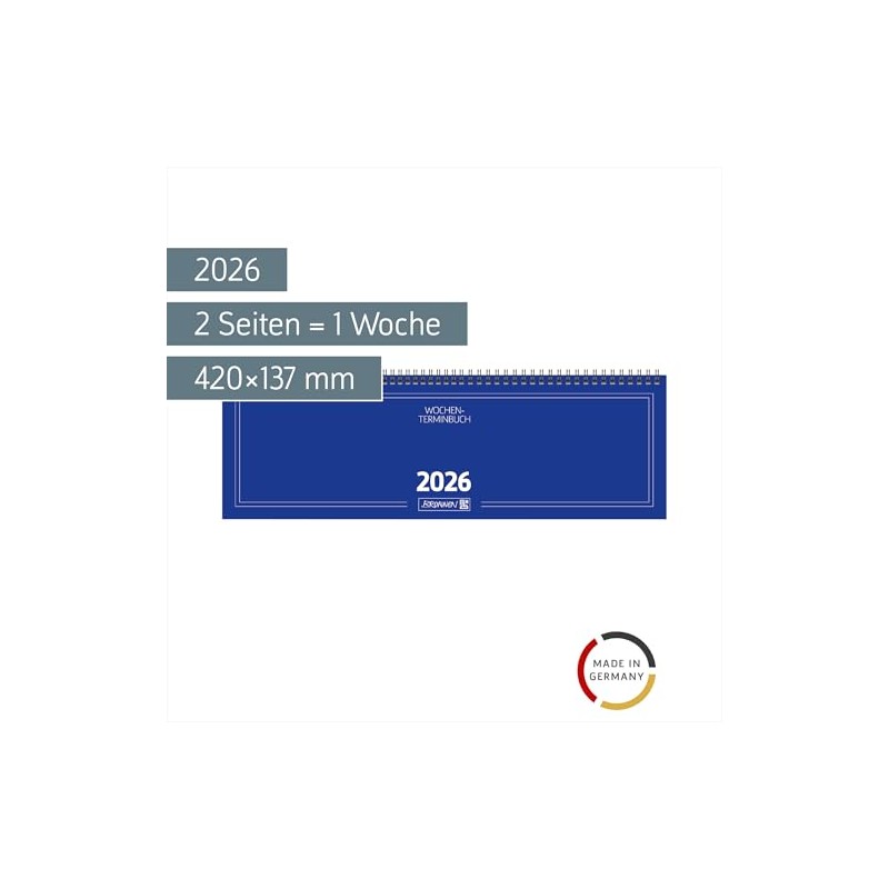 BRUNNEN Landscape Appointment Book Model 775 '26 | 420 x