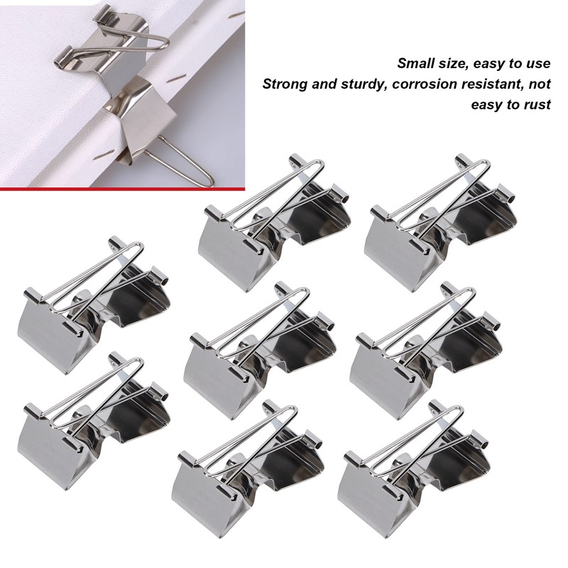 10pcs Metal Clip Stainless Steel Separation Clips Portable Stable Art