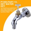2 Pack 3/8''Hydrant Key, Upgrade Water Key for P1300-PART-13-KEY, Hydrant