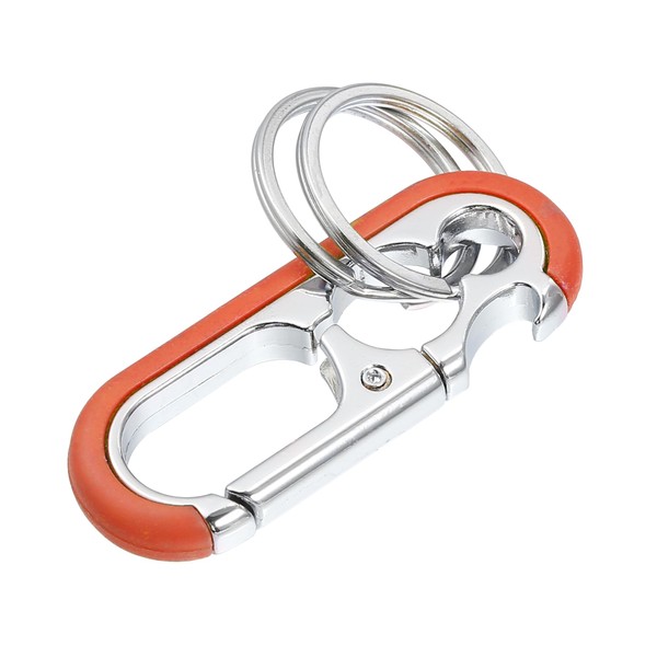 Uxcell Car Fob Key Chain Keychain with Double Hoop for