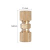 Bohaner 5Pcs 3/16"OD Tube Brass Brake Lines Compression Union Fitting