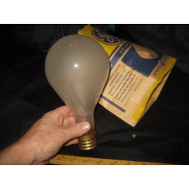GE Vintage General Electric 1000 Watt 120 Volt Clear Light Bulb. 3200K. Mogul Base
