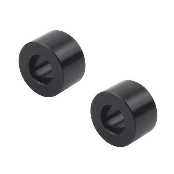 POSH 101008-06 Motorcycle Supplies, Aluminum Universal Color, Black (Inner Diameter