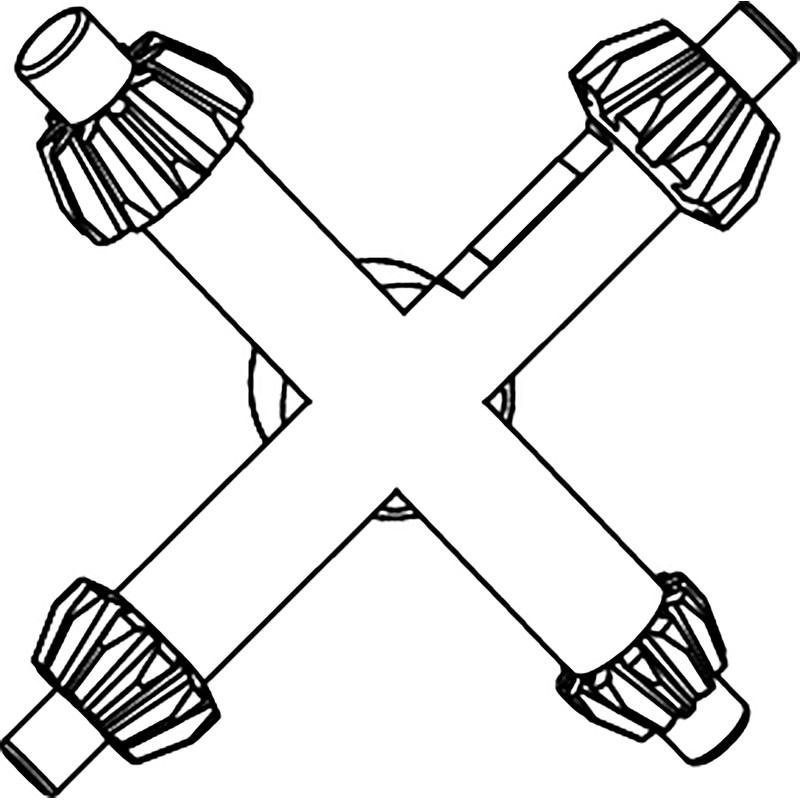 Lisle 12050 Small Master Chuck Key