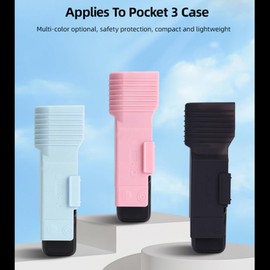 YUULNMOP Lens Protective Cover for DJI Osmo Pocket 3,Gimbal Protector Lens Screen Protective Cover for Pocket 3 Accessories Scratch Shock Resistance (Pink)