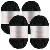 Vincona Chenille Yarn 4 x 100g Super Soft Chunky Yarn