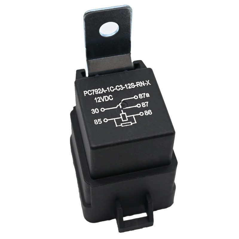 GROBARPART Automotive Relay 2 Packs PC792A-1C-C3-12S-RN-X, G8JN-1C6T-F-R-DC12 Relay 12V 40/30A