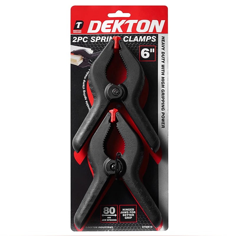 Dekton 2PC 6" Pro Clamp with 80mm Jaw Opening, Heavy