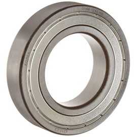 FAG 6218-2ZR-C3 Deep Groove Ball Bearing, Single Row, Double Shielded, Steel Cage, C3 Clearance, Metric, 90mm ID, 160mm OD, 30mm Width, 3800rpm Maximum Rotational Speed, 16500lbf Static Load Capacity, 21500lbf Dynamic Load Capacity