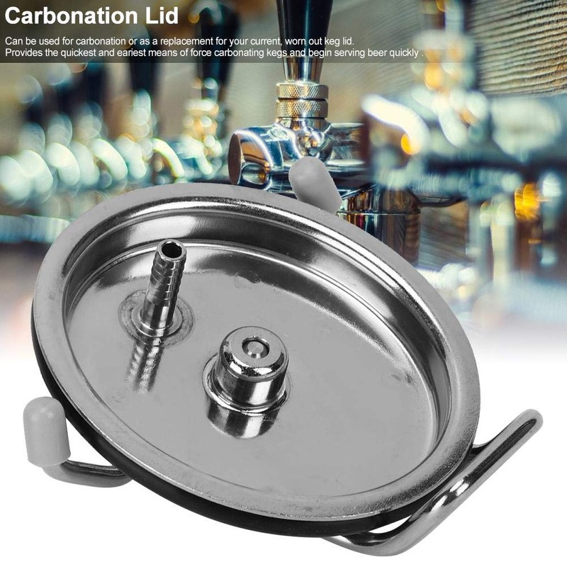 Carbonation Keg Lid Homebrew Replacement Fit for Kegs Kit with