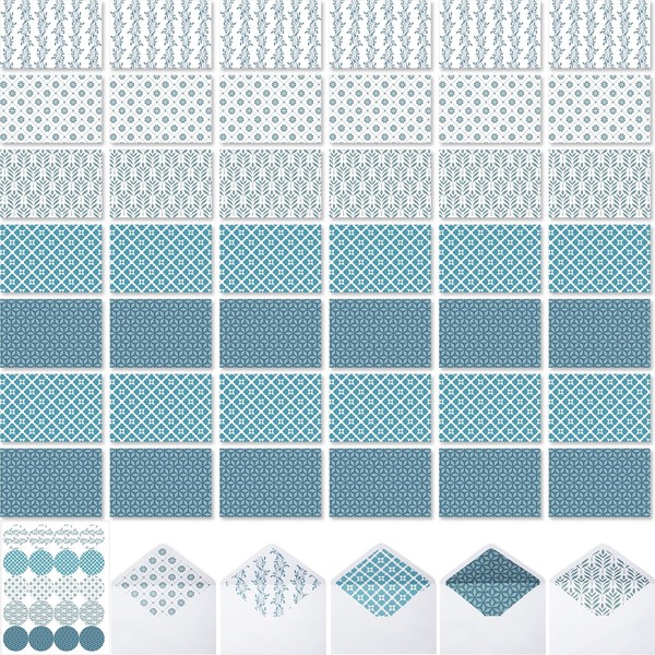 Tenceur 100 Pack Assorted Blank Note Cards with Envelopes and